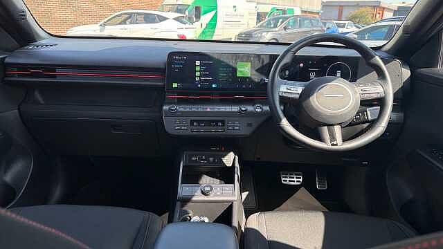 Hyundai KONA 1.6 GDi Hybrid N Line 5dr DCT Hybrid Hatchback Black