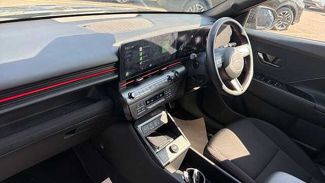 Hyundai KONA 1.6 GDi Hybrid N Line 5dr DCT Hybrid Hatchback Black