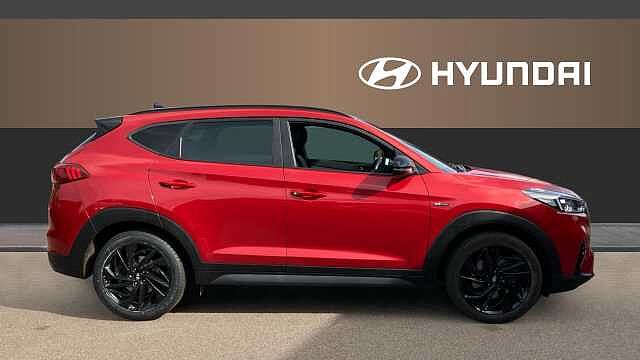 Hyundai TUCSON 1.6 TGDi 177 N Line 5dr 2WD DCT Petrol Estate Red