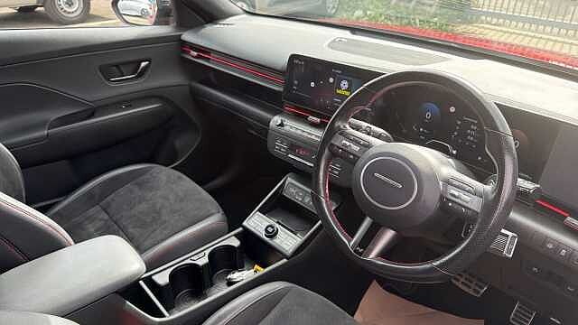 Hyundai KONA 1.6 Hybrid 129 N Line S 5dr DCT Hybrid Hatchback Red