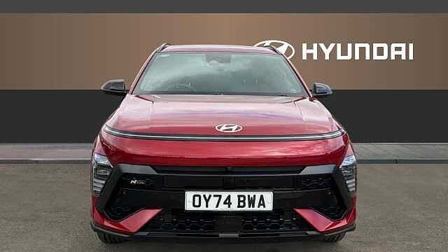 Hyundai KONA 1.6 Hybrid 129 N Line S 5dr DCT Hybrid Hatchback Red