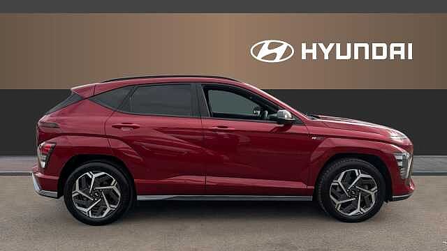Hyundai KONA 1.6 Hybrid 129 N Line S 5dr DCT Hybrid Hatchback Red