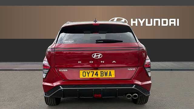 Hyundai KONA 1.6 Hybrid 129 N Line S 5dr DCT Hybrid Hatchback Red