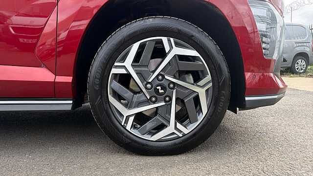 Hyundai KONA 1.6 Hybrid 129 N Line S 5dr DCT Hybrid Hatchback Red