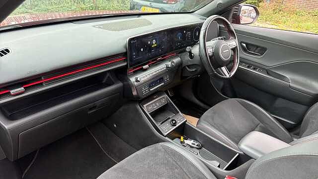 Hyundai KONA 1.6 Hybrid 129 N Line S 5dr DCT Hybrid Hatchback Red